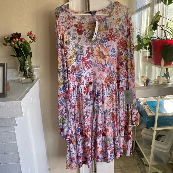Love By Design Mesh Baby-Doll Dress - Picture 1 of 5